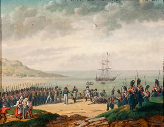 Napoleon landet 1815 in Cannes, 1835